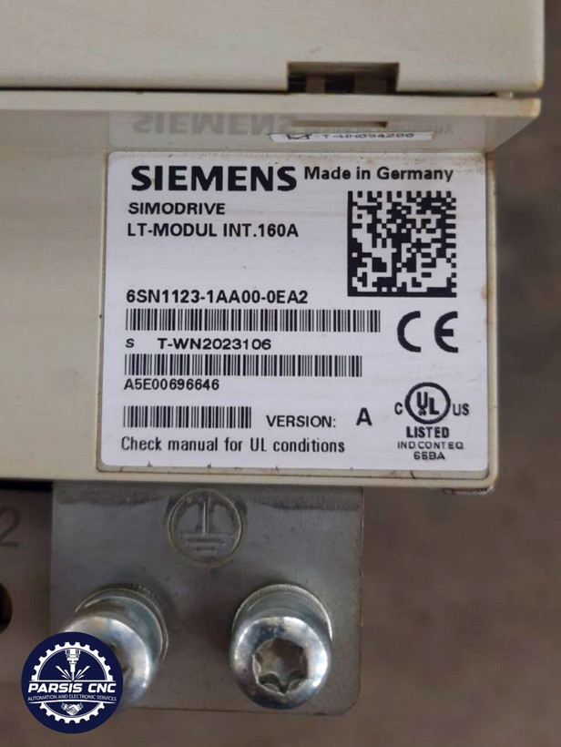 درایو کنترل موتور 6SN1123-1AA00-0EA2 Siemens Industrial Drive برای ماشینآلات CNC و تجهیزات دقیق