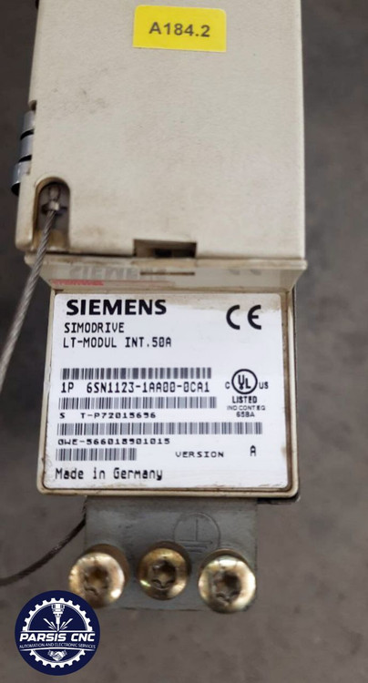 درایو کنترل موتور 6SN1123-1AA00-0CA1 Siemens Industrial Drive برای ماشینآلات CNC و تجهیزات دقیق