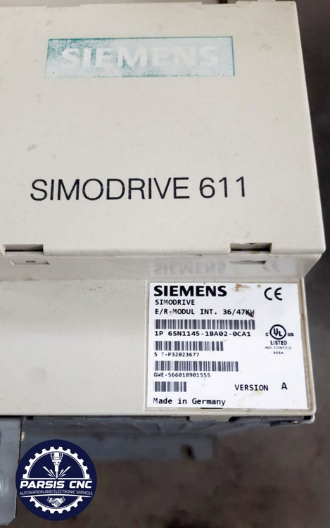 درایو کنترل موتور 6SN1145-1BA02-0CA2 Siemens Industrial Drive برای ماشینآلات CNC و تجهیزات دقیق