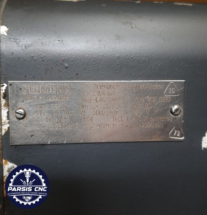 موتور صنعتی SIMOTICS M-1PH1 / M-1PH3 Siemens Spindle Motor قطعه کنترل حرکت برای سیستمهای CNC