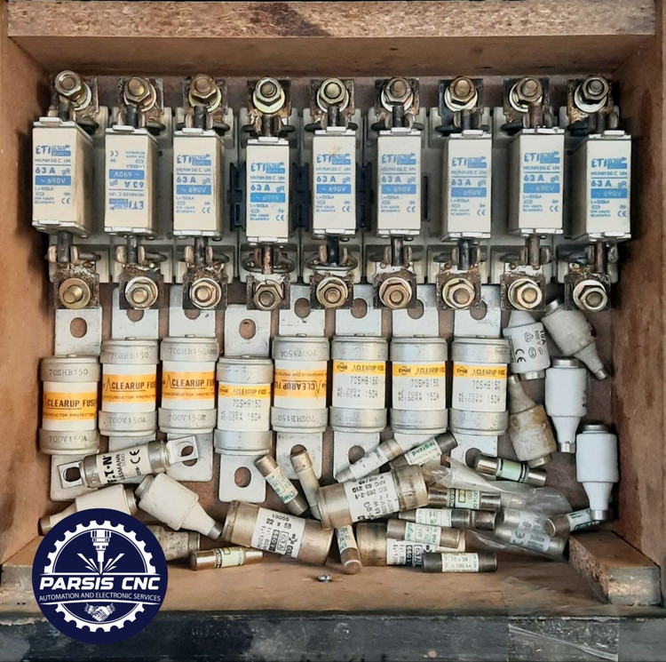 فیوزهای قدرتی آمپر بالا صنعتی High Amp Power Fuses مناسب حفاظت تجهیزات الکتریکی و دستگاههای CNC