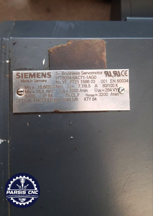 موتور SIMOTICS سیمنس مناسب سیستمهای CNC و کاربردهای صنعتی