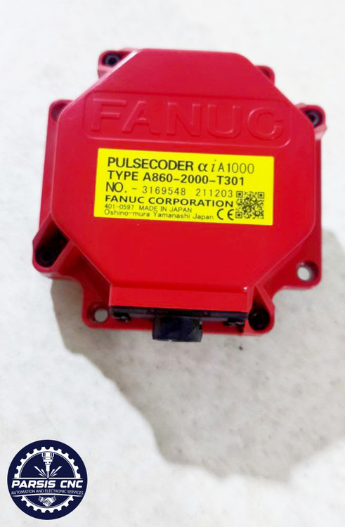 انکودر مطلق فانوک مدل ALPHA iA1000 A860-2000-T301 Fanuc Absolute Encoder مناسب سیستمهای کنترل CNC و سروو موتور