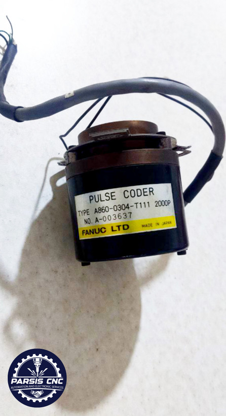 انکودر افزایشی فانوک مدل A860-0304-T111 Fanuc Incremental Encoder A860-0304-T111 مناسب سیستمهای CNC