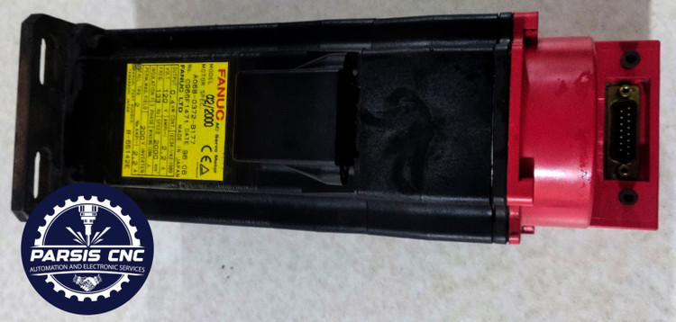 موتور سروو AC فانوک مدل A06B-0372-B177 a2/2000 مناسب دستگاه CNC Fanuc AC Servo Motor A06B-0372-B177