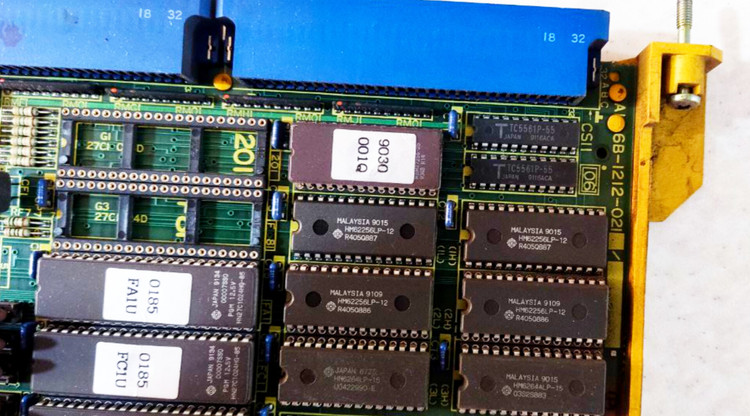 برد حافظه صنعتی Fanuc Memory Board A16B-1212-021 قطعه الکترونیکی کنترل CNC