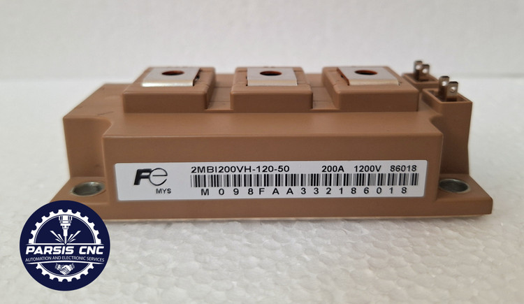 ماژول IGBT مدل 2MBI200VH-120-50 Mitsubishi IGBT Module مناسب کنترل قدرت و درایوهای صنعتی